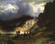 落基山脉的风暴 - 阿尔伯特·比尔施塔特